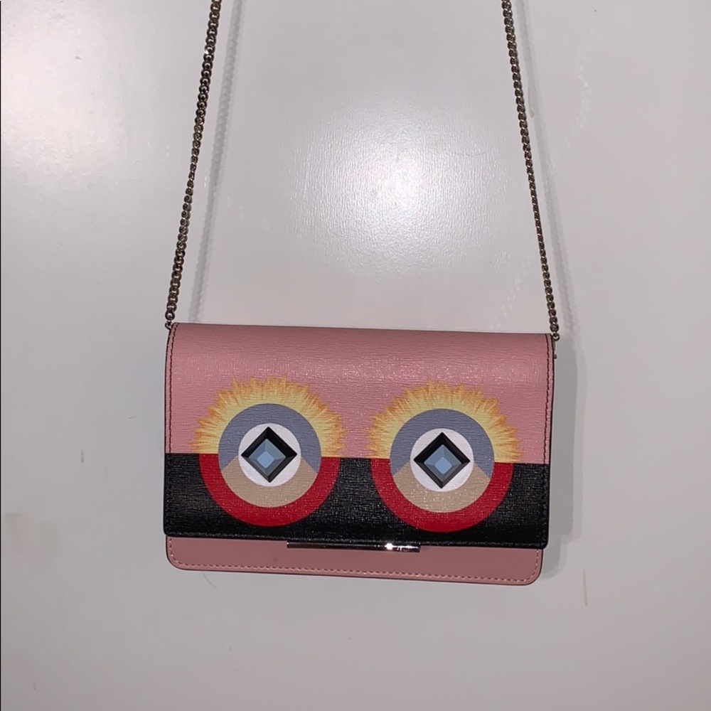 Fendi Wallet on Chain, Pink little monster.